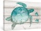 Sumgar Wall Art Bedroom Teal Decor Beach Pictures Coastal Ocean Canvas Paintings Sea Turtle