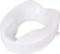 Carex Raised Toilet Seat with Safe Lock, Extra-wide Opening, Adds 4.5