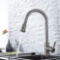 Tyimok Pull Down Kitchen Faucet Commercial Single Handle High Arc Brushed Nickel Pull $54.90 MSRP
