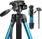 Victiv Aluminum Camera Tripod with Carry Bag, 2-in-1 Tripod Monopod for DSLR, Blue - $46.99 MSRP