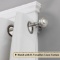 H.VERSAILTEX Window Curtain Rod and Finial,Bracket Set, 66-Inch Extends to 120-Inch, Nickel