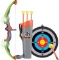 Click N' Play Light Up Bow and Arrow Archery Set, Grey - $19.99 MSRP