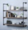FOF Industrial Retro Wall Mount iron Pipe Shelf (2 Pieces) (Not Included Planks) $68.00 MSRP
