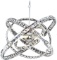 Meerosee Crystal Chandeliers Modern Sphere Orb Globe Cage Round Pendant Lights - $211.42 MSRP