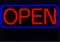 Open Neon Sign