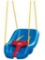 Child Swing Seat Blue and Red with Ropes