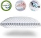 LIANLAM King Memory Foam Pillow for Sleeping Shredded Bed Bamboo Cooling Pillow - $40.85 MSRP