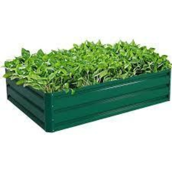 47.5" x 35.5" Patio Raised Garden Bed Vegetable Flower Planter 1 Set