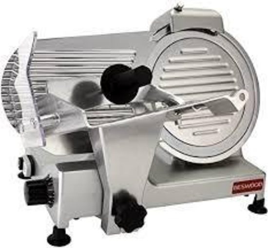 BESWOOD 10" Premium Chromium-Plated Carbon Steel Blade Electric Food Slicer - $298.00 MSRP