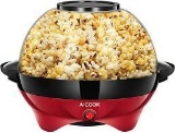 AICOOK Electric Hot Oil Popcorn Popper Machine, Fast Heat-up Popcorn Maker, Red - $47.89 MSRP
