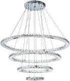 MEEROSEE Crystal Chandeliers Modern LED Ceiling Lights Fixtures Pendant Lighting - $205.75 MSRP