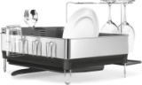 Simplehuman Kitchen Steel Frame Dish Rack With Swivel Spout -$79.90 MSRP