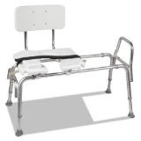 DMI Heavy-Duty Sliding Transfer Bench with Cut-Out Seat - $296.99 MSRP