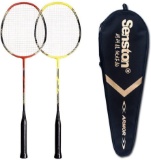 Senston - 2 Pack Badminton Rackets Double Badminton Set
