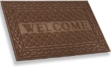 Mibao Durable Door Mat, Heavy Duty Rubber Doormats, Welcome Mats, Indoor Outdoor, Non-Slip