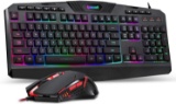 Redragon S101 Wired Gaming Keyboard and Mouse Combo RGB Backlit Gaming Keyboard $42.98 MSRP