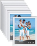 Icona Bay 8x10 Picture Frames Beautifully Detailed Molding (White, 12 Pack) - $35.99 MSRP
