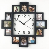 Timelike DIY Wall Clock Modern Design DIY Photo Frame Clock Plastic - $39.99 MSRP