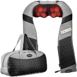 Atmoko Back Massager with Carrying Bag Shiatsu Neck Shoulder Massager with Heat Vibration