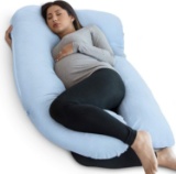 PharMeDoc Pregnancy Pillow, U-Shape Full Body Maternity Pillow,Light Blue (854306007566) $39.99 MSRP