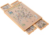 Rose Home Fashion Puzzle Board and Storage, Jigsaw Puzzle Table, Puzzle Tray (puzzlepad3e-ori-s)