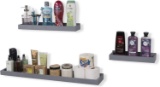 Wallniture Philly 3 Varying Sizes Floating Shelves Trays Bookshelf and Display Bookcase $39.99 MSRP