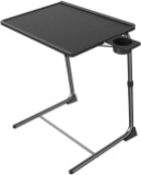 Huanuo Adjustable TV Tray Table - TV Dinner Tray on Bed and Sofa, Comfortable Folding $57.23 MSRP