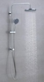 Duttao DS-8599-CP Contemporary Shower System with 8'' Shower Head, 5-Function Hand held Shower