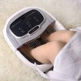 Foot Spa Bath Massager with Temperature Control, Motorized Rollers, Shower, Timer and LED Display