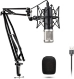 VeGue USB Microphone, PC Laptop Condenser Recording Microphone, Professional Sound Chip set