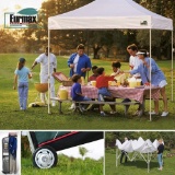 Eurmax 8x8 Feet Ez Pop up Canopy Tent, Pop-up Instant Tent, Outdoor Canopies Commercial Gazebo