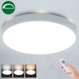 Airand 40W LED Ceiling Light with Remote, Round 3600lm Dimmable Flush Mount Ceiling Light