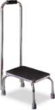 DMI Step Stool with Handle for Adults and Seniors, Heavy Duty Metal Stepping Stool for High Beds