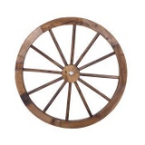 Decorative Wall Accent Old Western Wooden Garden Wagon Wheel Holiday Supplies Home Decoration