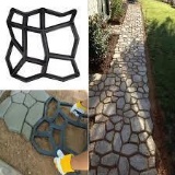 Path Maker Mold Reusable Concrete Cement Stone Design Paver Walk Mould Reusable