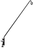 Rhino Tuff Products Longer Reach Bird Feeder Deck Hook, 37 Inch with 360 Degree Swivel