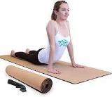 The Green Polly Cork Yoga Mat