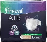 Prevail AIR Incontinence Briefs, Maximum Plus Absorbency - $15.59 MSRP