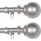 Turquoize 3/4-Inch Single Window Curtain Rod with Decrative 1-Inch Rope Knot Finail