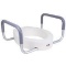 Carex Toilet Seat Elevator With Handles - For Standard Toilet Seats