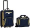 Rockland Printed 2 PC LUGGAGE SET NAVY - $79.99 MSRP