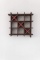 Comfify Rustic Tic-Tac-Toe Toilet Paper Holder for Bathroom ? Playful Storage Shelves