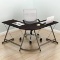 SHW L-Shape Home Office Corner Computer Desk, Espresso - $115.53 MSRP