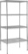 Sandusky Lee WS362486-C Chrome Steel Wire Shelving, 4 Adjustable Shelves
