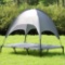 Niubya 48 Inches XLarge Elevated Dog Cot with Canopy - $72.99 MSRP