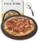 Heritage Black Ceramic Pizza Stone and Pizza Cutter Wheel - Baking Stones