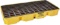 Eagle 1632D Yellow 2 Drum Modular Platform with Drain,Yellow/Black