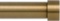 Ivilon Drapery Window Curtain Rod - End Cap Style Design 1 Inch Pole. 28 to 48 Inch Color Warm Gold