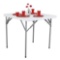 Muscle Rack Sandusky SPT323229 Folding Plastic Square Table, 32