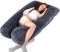 COMHO Full Body Pregnancy Pillow, U Shaped Maternity Pillow